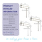 HEMOS BATHROOM STAINLESS STEEL WHITE NYLON SAFETY HANDRAIL SWING GRAB BAR PEMEGANG TANDAS HM-88016