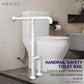 HEMOS BATHROOM 600 X 700MM NYLON STEEL FREE STANDING T-SHAPE GRAB BAR PEMEGANG TANDAS HM-88050-W