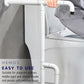 HEMOS BATHROOM 600 X 700MM NYLON STEEL FREE STANDING T-SHAPE GRAB BAR PEMEGANG TANDAS HM-88050-W