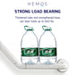 HEMOS 350MM X 350MM WHITE NYLON ANTI SLIP V - SHAPE SAFETY GRIP GRAB BAR  PEMEGANG TANDAS HM-88023-W