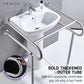 HEMOS BATHROOM SUS 304 WALL & FLOOR MOUNTED SAFETY GRAB BAR FOR BASIN PEMEGANG TANGAN HM-88054-MS