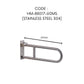 HEMOS BATHROOM SUS 304 HANDICAP SAFETY GRIP HANDRAIL SWING GRAB BAR PEMEGANG TANDAS HM-88017,88063