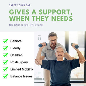 HEMOS SUS 304 SAFETY GRIP HANDBAR HANDLE HANDRAIL V SHAPE GRAB BAR PEMEGANG TANDAS HM-88012,88024