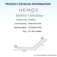 HEMOS SUS 304 SAFETY GRIP HANDBAR HANDLE HANDRAIL V SHAPE GRAB BAR PEMEGANG TANDAS HM-88012,88024