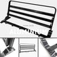 HEMOS ALUMINIUM  BATHROOM ACCESSORIES FITTINGS TOWEL RACK HM-81109 (MATT BLACK, SILVER)