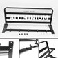 HEMOS ALUMINIUM  BATHROOM ACCESSORIES FITTINGS TOWEL RACK HM-81109 (MATT BLACK, SILVER)