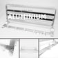 HEMOS ALUMINIUM  BATHROOM ACCESSORIES FITTINGS TOWEL RACK HM-81109 (MATT BLACK, SILVER)