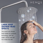 HEMOS BATHROOM FAUCET 4 MODE STAINLESS STEEL 304 MIXER EXPOSED MATT SILVER & GRAY SHOWER SETS HM-19093