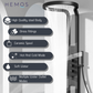 HEMOS BATHROOM FAUCET 4 MODE BRASS FITTING WITH STEEL CASING MIXER EXPOSED SHOWER SETS HM-19091-MG