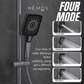 HEMOS BATHROOM FAUCET 3 MODE SUS304 STEEL WITH BRASS CARTRIDGE MIXER RAIN SHOWER SETS SET MANDIAN HM-19116-MB,MG