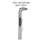 HEMOS BATHROOM FAUCET 4 MODE BRASS FITTING WITH STEEL CASING MIXER EXPOSED SHOWER SETS HM-19091-MG