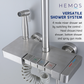HEMOS BATHROOM FAUCET 4 MODE STAINLESS STEEL 304 MIXER EXPOSED MATT SILVER & GRAY SHOWER SETS HM-19093