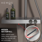 HEMOS BATHROOM FAUCET 3 MODE BRASS MIXER RAIN SHOWER SETS MATT GRAY SET MANDIAN HM-19086-MG