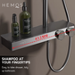 HEMOS BATHROOM FAUCET 3 MODE BRASS MIXER RAIN SHOWER SETS MATT GRAY SET MANDIAN HM-19086-MG