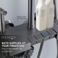 HEMOS BATHROOM FAUCET 4 MODE STAINLESS STEEL 304 MIXER EXPOSED MATT SILVER & GRAY SHOWER SETS HM-19093