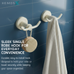 HEMOS BATHROOM FITTING SUS304 ACCESSORIES TOWEL RACK PAPER HOLDER CREAM WHITE 87SERIES