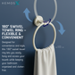 HEMOS BATHROOM FITTING SUS304 ACCESSORIES TOWEL RACK PAPER HOLDER CREAM WHITE 87SERIES