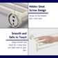 HEMOS BATHROOM FITTING SUS304 ACCESSORIES TOWEL RACK PAPER HOLDER CREAM WHITE 87SERIES