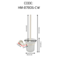 HEMOS BATHROOM FITTING SUS304 ACCESSORIES TOWEL RACK PAPER HOLDER CREAM WHITE 87SERIES
