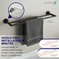 HEMOS BATHROOM FITTING SUS304 ACCESSORIES TOWEL RACK PAPER HOLDER MATT BLACK 87SERIES