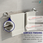 HEMOS BATHROOM FITTING SUS304 ACCESSORIES TOWEL RACK PAPER HOLDER MATT SILVER 87SERIES