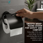 HEMOS BATHROOM FITTING SUS304 ACCESSORIES TOWEL RACK PAPER HOLDER MATT BLACK 87SERIES