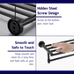 HEMOS BATHROOM FITTING SUS304 ACCESSORIES TOWEL RACK PAPER HOLDER MATT BLACK 87SERIES