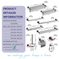 HEMOS BATHROOM FITTING SUS304 ACCESSORIES TOWEL RACK PAPER HOLDER MATT GREY 87SERIES