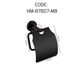 HEMOS BATHROOM FITTING SUS304 ACCESSORIES TOWEL RACK PAPER HOLDER MATT BLACK 87SERIES