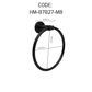 HEMOS BATHROOM FITTING SUS304 ACCESSORIES TOWEL RACK PAPER HOLDER MATT BLACK 87SERIES