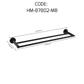 HEMOS BATHROOM FITTING SUS304 ACCESSORIES TOWEL RACK PAPER HOLDER MATT BLACK 87SERIES