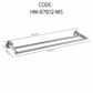 HEMOS BATHROOM FITTING SUS304 ACCESSORIES TOWEL RACK PAPER HOLDER MATT SILVER 87SERIES