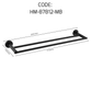 HEMOS BATHROOM FITTING SUS304 ACCESSORIES TOWEL RACK PAPER HOLDER MATT BLACK 87SERIES