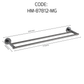 HEMOS BATHROOM FITTING SUS304 ACCESSORIES TOWEL RACK PAPER HOLDER MATT GREY 87SERIES