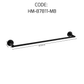 HEMOS BATHROOM FITTING SUS304 ACCESSORIES TOWEL RACK PAPER HOLDER MATT BLACK 87SERIES