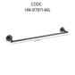HEMOS BATHROOM FITTING SUS304 ACCESSORIES TOWEL RACK PAPER HOLDER MATT GREY 87SERIES