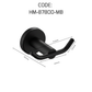 HEMOS BATHROOM FITTING SUS304 ACCESSORIES TOWEL RACK PAPER HOLDER MATT BLACK 87SERIES