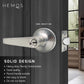 HEMOS 60-70MM TUBULAR LEVEL DOOR LOCK KUNCI TOMBOL PINTU RUMAH SILVER BLACK HM-5211