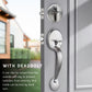 HEMOS 60-70MM DOUBLE ENTRANCE MAIN DOOR HANDLESET LOCK TOMBOL PINTU DEPAN HM-5103-MS,MB,MG