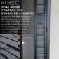 HEMOS 60-70MM SECURITY DOUBLE KEY DEADBOLT HOUSE FOR GRILL DOOR LOCK HM-5402-MS,MB,MG