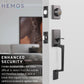 HEMOS 60-70MM DOUBLE ENTRANCE MAIN DOOR HANDLESET LOCK TOMBOL PINTU DEPAN HM-5101-MS,MB,MG