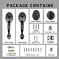 HEMOS 60-70MM DOUBLE ENTRANCE MAIN DOOR HANDLESET LOCK TOMBOL PINTU DEPAN HM-5103-MS,MB,MG
