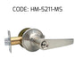 HEMOS 60-70MM TUBULAR LEVEL DOOR LOCK KUNCI TOMBOL PINTU RUMAH SILVER BLACK HM-5211