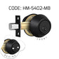 HEMOS 60-70MM SECURITY DOUBLE KEY DEADBOLT HOUSE FOR GRILL DOOR LOCK HM-5402-MS,MB,MG