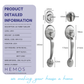 HEMOS 60-70MM DOUBLE ENTRANCE MAIN DOOR HANDLESET LOCK TOMBOL PINTU DEPAN HM-5103-MS,MB,MG