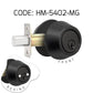 HEMOS 60-70MM SECURITY DOUBLE KEY DEADBOLT HOUSE FOR GRILL DOOR LOCK HM-5402-MS,MB,MG