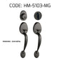 HEMOS 60-70MM DOUBLE ENTRANCE MAIN DOOR HANDLESET LOCK TOMBOL PINTU DEPAN HM-5103-MS,MB,MG