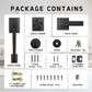 HEMOS 60-70MM DOUBLE ENTRANCE MAIN DOOR HANDLESET LOCK TOMBOL PINTU DEPAN HM-5101-MS,MB,MG