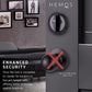 HEMOS 60-70MM ONE-SIDED SECURITY SINGLE THUMBTUM DEADBOLT HOUSE DOOR LOCK HM-5403-MS,MB,MG
