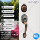 HEMOS 60-70MM DOUBLE ENTRANCE MAIN DOOR HANDLESET LOCK ANTIQUE COOPER TOMBOL PINTU DEPAN HM-5104-AC